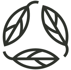 Icono de unas hojas, naturalidad